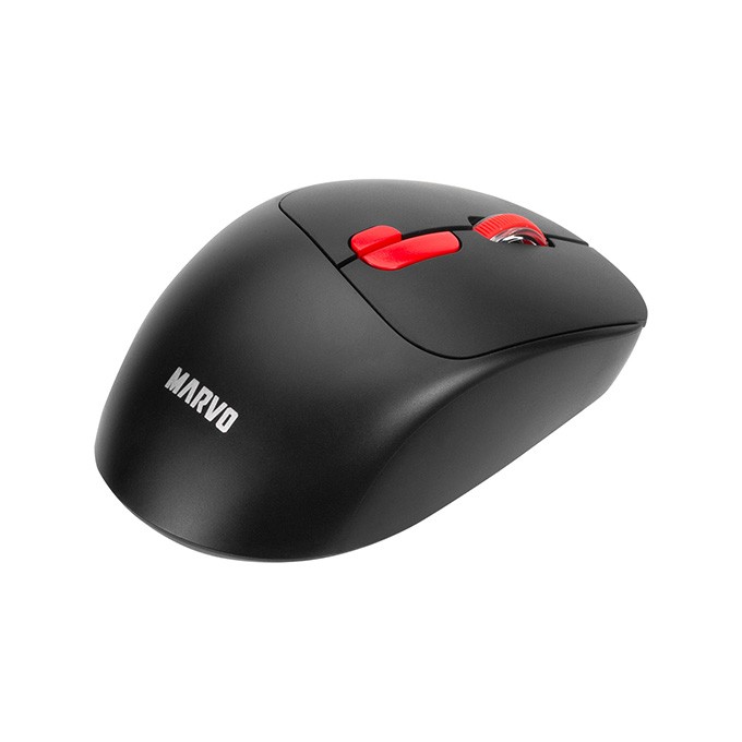 Mysz bezprzewodowa, Marvo M809W, czarna, optyczna, 1600DPI