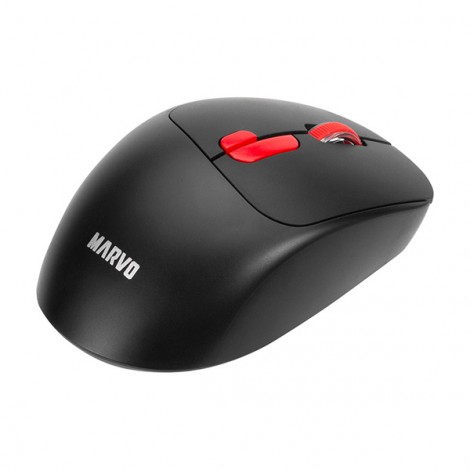 Mysz bezprzewodowa, Marvo M809W, czarna, optyczna, 1600DPI