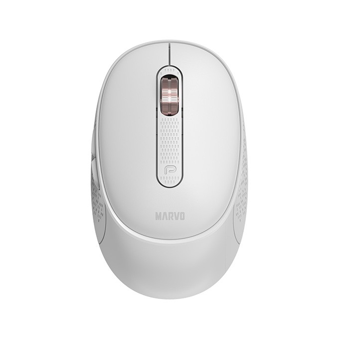 Mysz bezprzewodowa, Marvo WM111 SW, srebrna, optyczna, 1600DPI