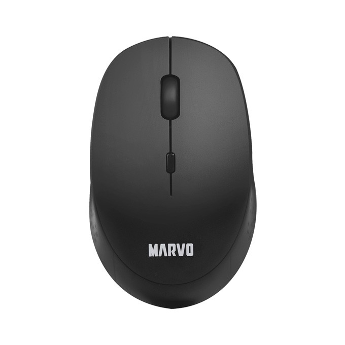 Mysz bezprzewodowa, Marvo WM103BK, czarna, optyczna, 1600DPI, EOL