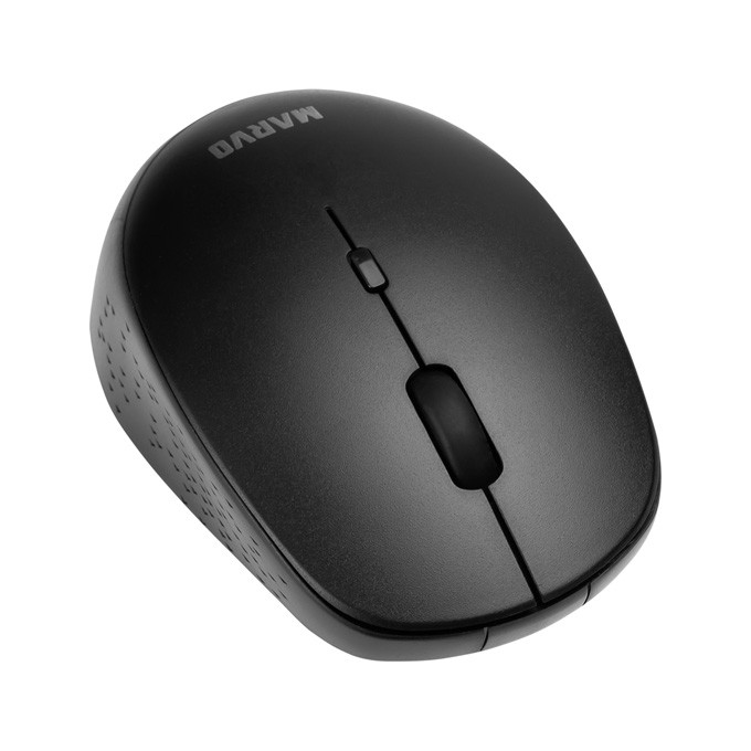 Mysz bezprzewodowa, Marvo WM103BK, czarna, optyczna, 1600DPI, EOL