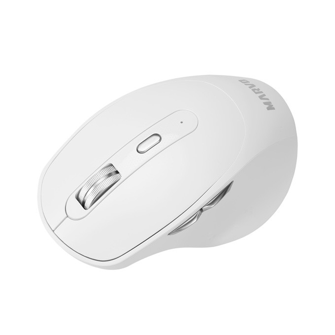 Mysz bezprzewodowa, Marvo WM106W WH, biała, optyczna, 1600DPI