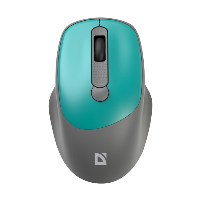 Mysz bezprzewodowa, Defender FEAM MM-296, turkusowa, optyczna, 1600DPI