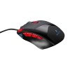 Mysz przewodowa, Surefire Eagle Claw Gaming, czarna, optyczna, 6400DPI