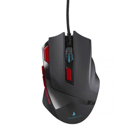 Mysz przewodowa, Surefire Eagle Claw Gaming, czarna, optyczna, 6400DPI