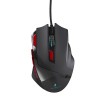 Mysz przewodowa, Surefire Eagle Claw Gaming, czarna, optyczna, 6400DPI