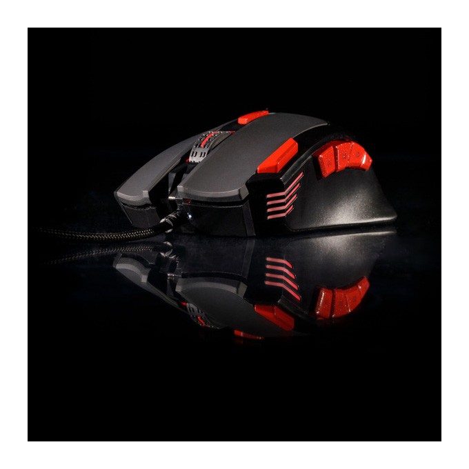Mysz przewodowa, Surefire Eagle Claw Gaming, czarna, optyczna, 6400DPI