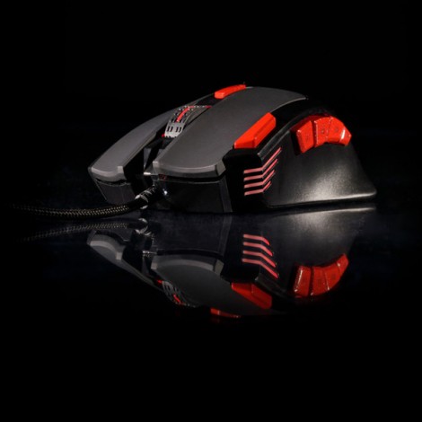 Mysz przewodowa, Surefire Eagle Claw Gaming, czarna, optyczna, 6400DPI