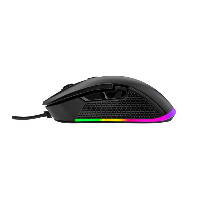 Mysz przewodowa, Surefire Buzzard Claw Gaming, czarna, optyczna, 6400DPI