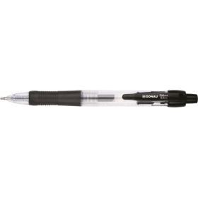 Długopis automatyczny żelowy DONAU z wodoodpornym tuszem 0,5mm, czarny
