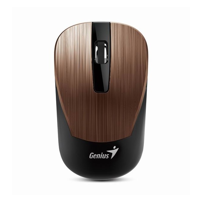 Mysz bezprzewodowa, Genius NX-7015, miedziana, optyczna, 1600DPI
