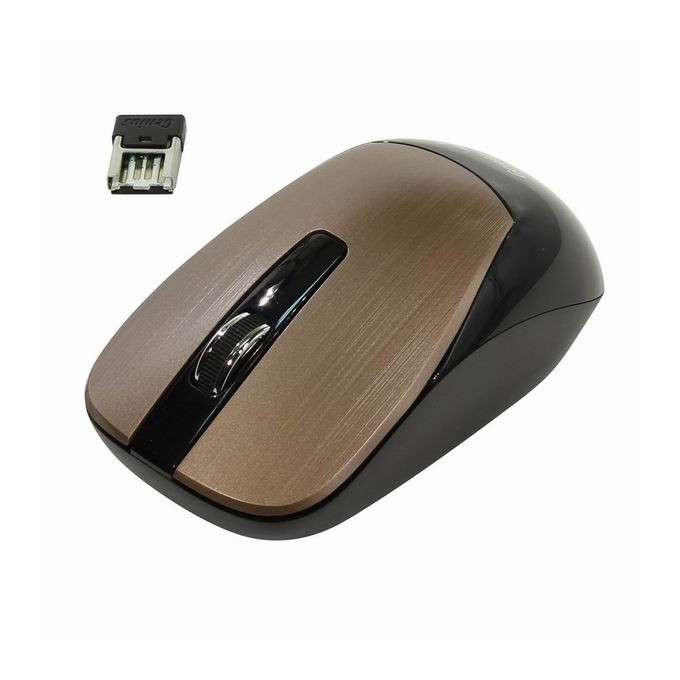 Mysz bezprzewodowa, Genius NX-7015, miedziana, optyczna, 1600DPI