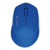 Mysz bezprzewodowa, Logitech M280, niebieska, optyczna, 1000DPI