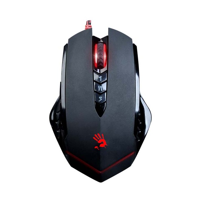 Mysz przewodowa, A4Tech Bloody V8A, czarna, optyczna, 3200DPI