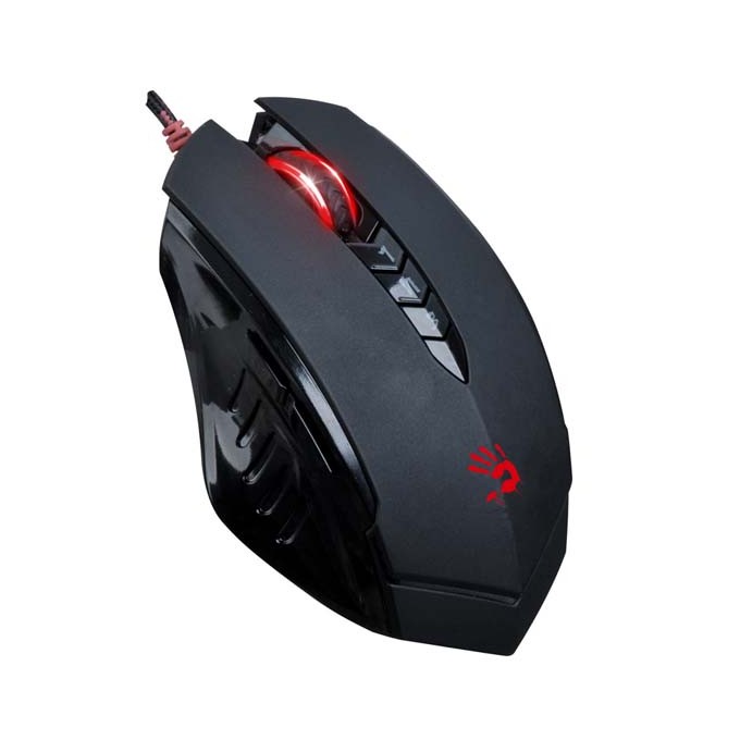 Mysz przewodowa, A4Tech Bloody V8A, czarna, optyczna, 3200DPI