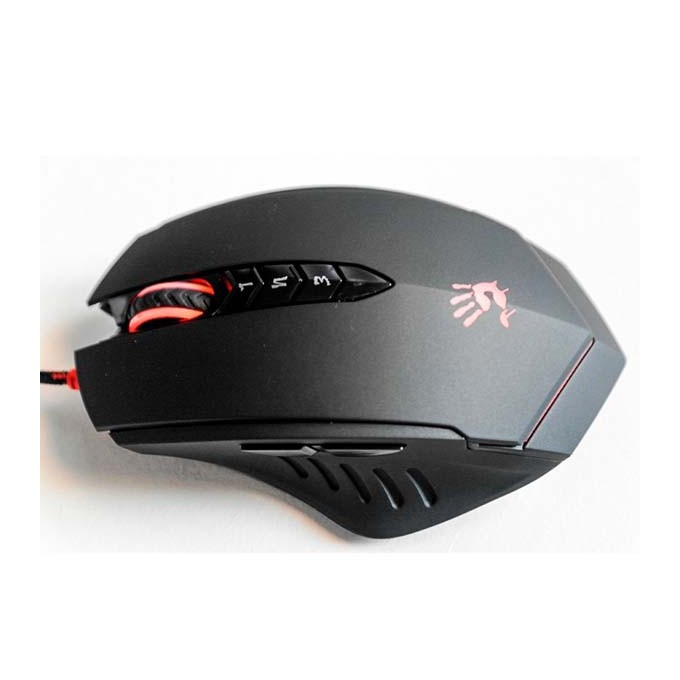 Mysz przewodowa, A4Tech Bloody V8A, czarna, optyczna, 3200DPI