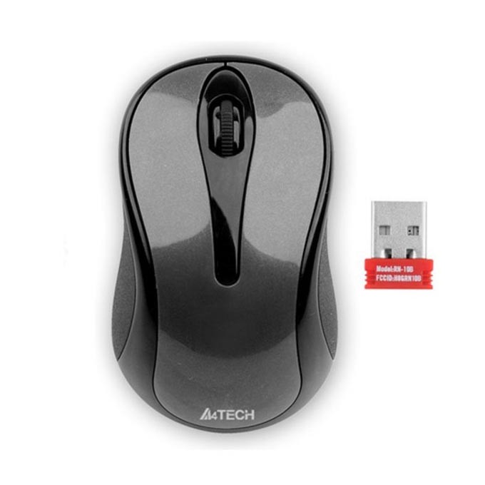 Mysz bezprzewodowa, A4Tech G3-280N, czarna, optyczna, 1000DPI