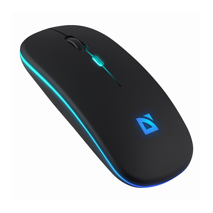 Mysz bezprzewodowa, Defender TOUCH MM-997, czarna, optyczna, 1600DPI