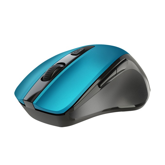 Mysz bezprzewodowa, Defender PRIME MB-053, turkusowa, optyczna, 1600DPI