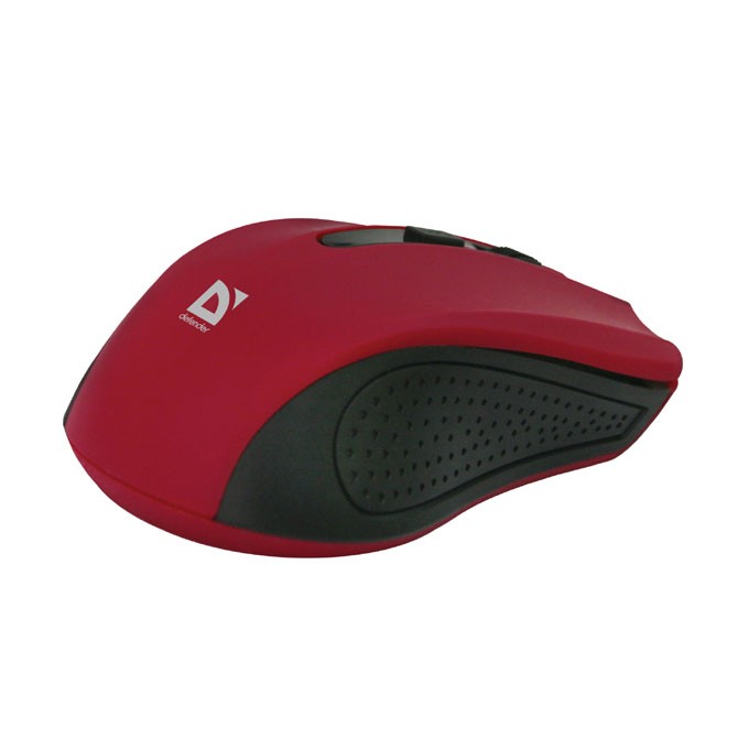 Mysz bezprzewodowa, Defender Accura MM-935, czerwona, optyczna, 1600DPI