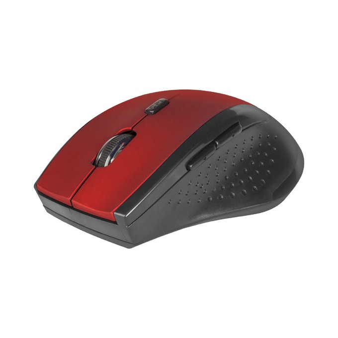 Mysz bezprzewodowa, Defender Accura MM-365, czarno-czerwona, optyczna, 1600DPI