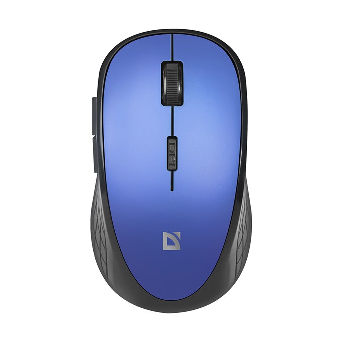 Mysz bezprzewodowa, Defender Aero MM-755, czarno-niebieski, optyczna, 1600DPI, EOL