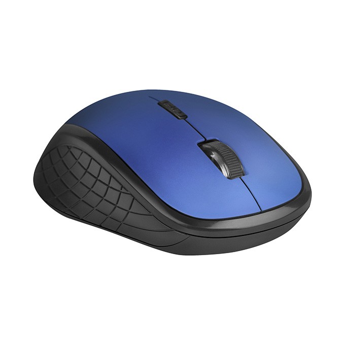 Mysz bezprzewodowa, Defender Aero MM-755, czarno-niebieski, optyczna, 1600DPI, EOL