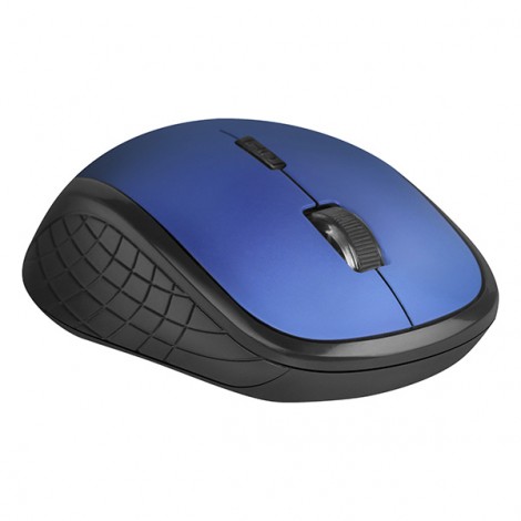 Mysz bezprzewodowa, Defender Aero MM-755, czarno-niebieski, optyczna, 1600DPI, EOL