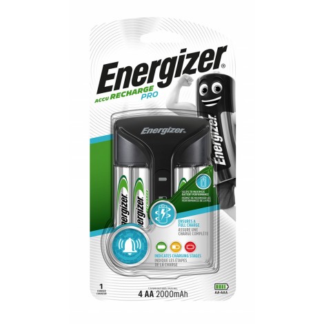 Ładowarka ENERGIZER Pro Charger + 4 szt. akumulatorków Power Plus AA
