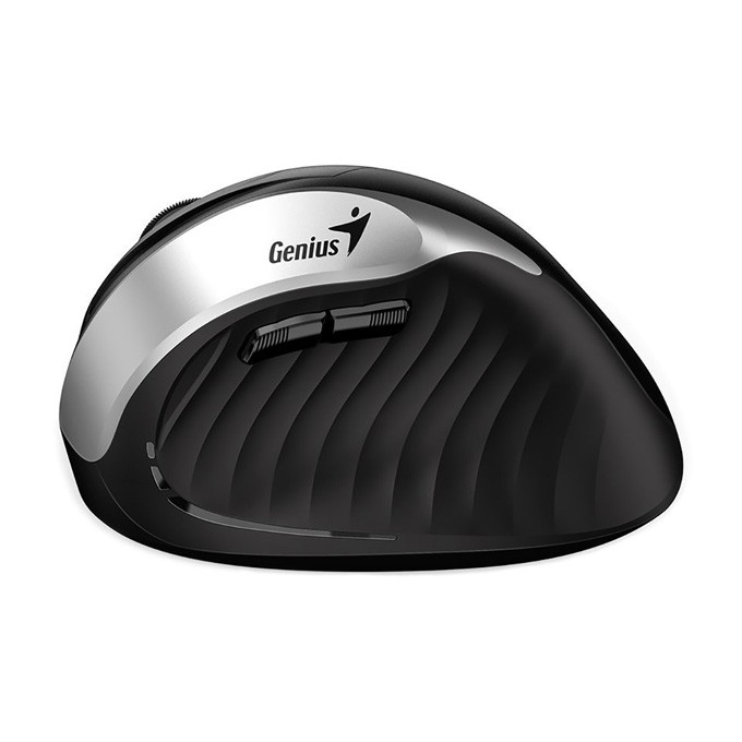 Mysz bezprzewodowa, Genius Ergo 8250S, czarno-srebrna, optyczna, 1600DPI