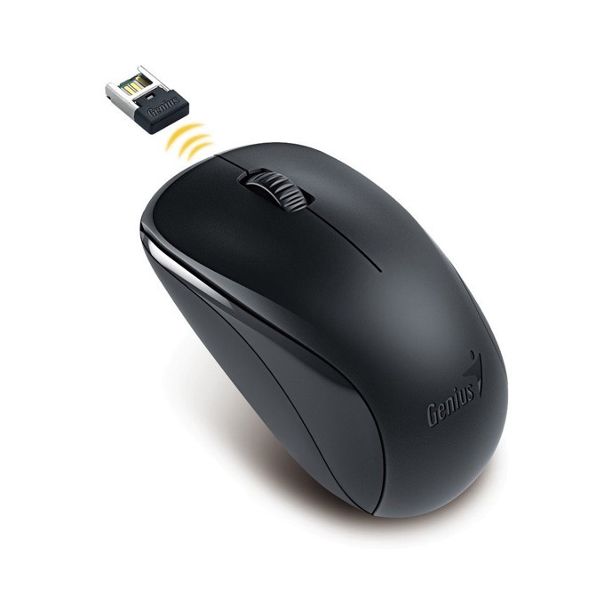 Mysz bezprzewodowa, Genius NX-7000, czarna, optyczna, 1200DPI