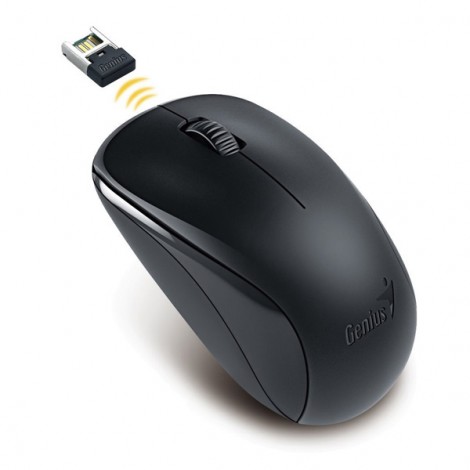 Mysz bezprzewodowa, Genius NX-7000, czarna, optyczna, 1200DPI