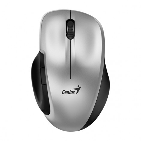 Mysz bezprzewodowa, Genius Ergo 8200S, srebrna, optyczna, 1200DPI
