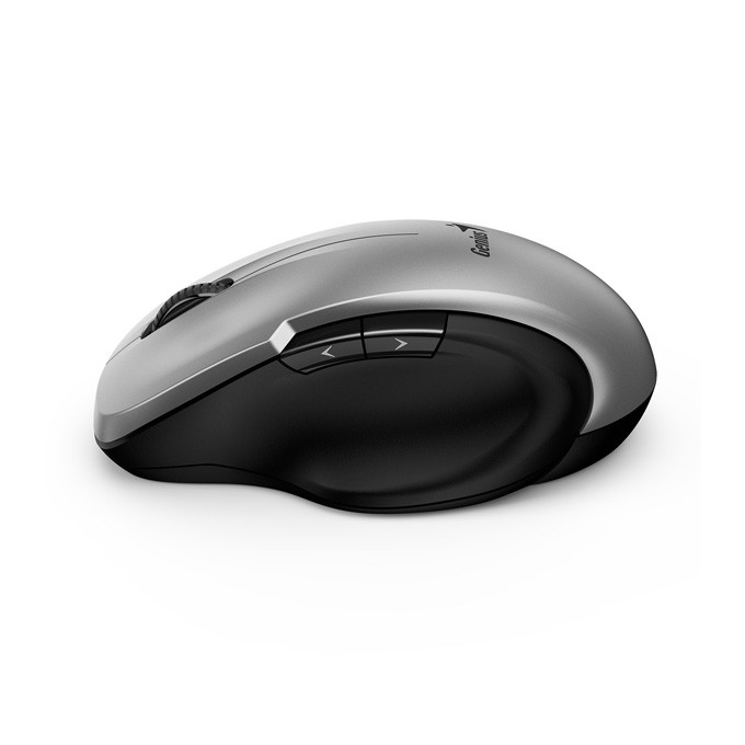 Mysz bezprzewodowa, Genius Ergo 8200S, srebrna, optyczna, 1200DPI