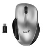 Mysz bezprzewodowa, Genius Ergo 8200S, srebrna, optyczna, 1200DPI