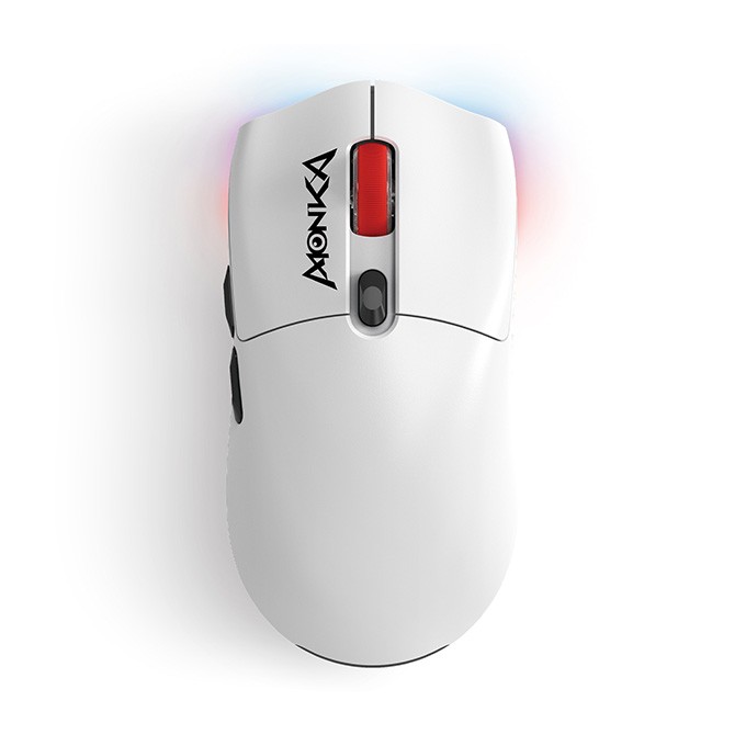 Mysz Marvo MONKA GURU, biała, optyczna, 26000DPI, Tri-Mode
