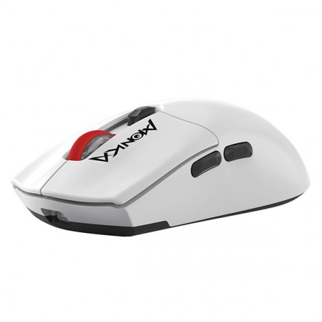 Mysz Marvo MONKA GURU, biała, optyczna, 26000DPI, Tri-Mode