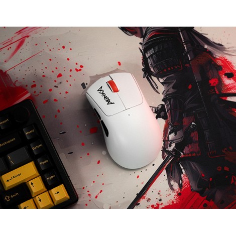 Mysz Marvo MONKA RAPID, biała, optyczna, 12000DPI, Tri-Mode