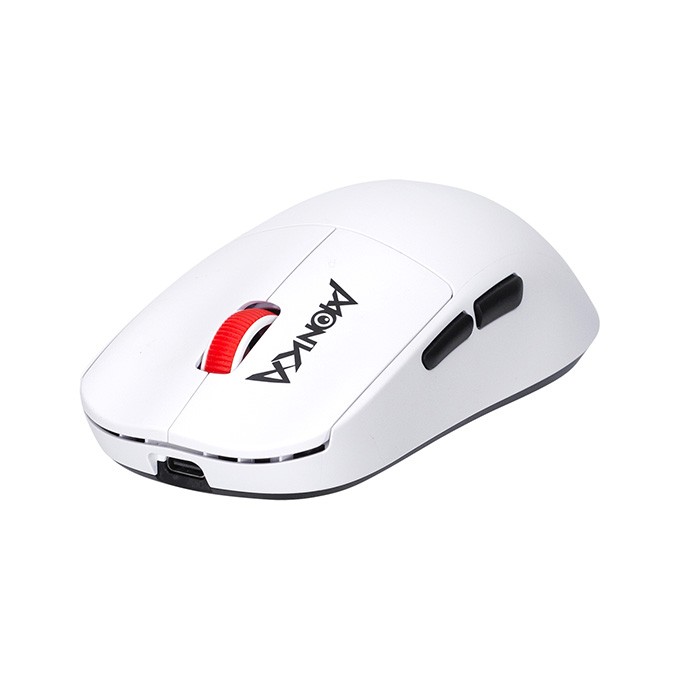 Mysz Marvo MONKA PRIME, biała, optyczna, 26000DPI, Tri-Mode