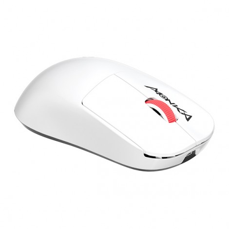 Mysz Marvo MONKA PRIME, biała, optyczna, 26000DPI, Tri-Mode