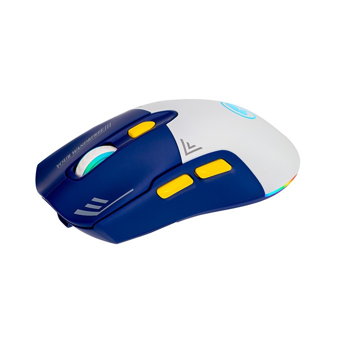 Mysz bezprzewodowa, Marvo DUKE 20, niebiesko-biały, optyczna, 4800DPI