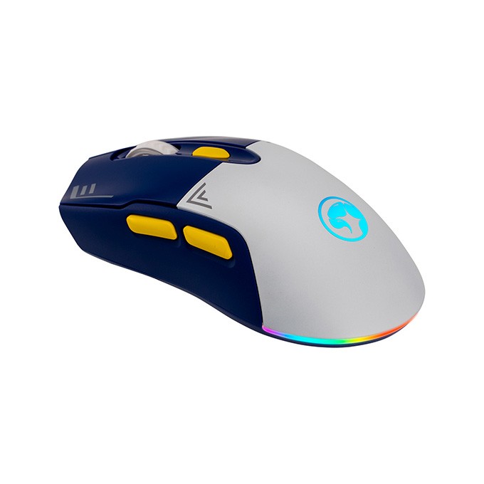 Mysz bezprzewodowa, Marvo DUKE 20, niebiesko-biały, optyczna, 4800DPI