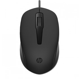 Mysz przewodowa, HP 150, czarna, optyczna, 1600DPI