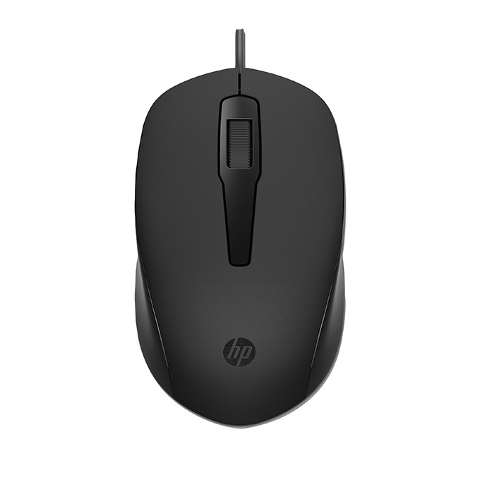 Mysz przewodowa, HP 150, czarna, optyczna, 1600DPI