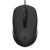 Mysz przewodowa, HP 150, czarna, optyczna, 1600DPI