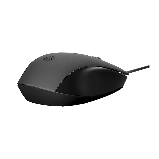 Mysz przewodowa, HP 150, czarna, optyczna, 1600DPI