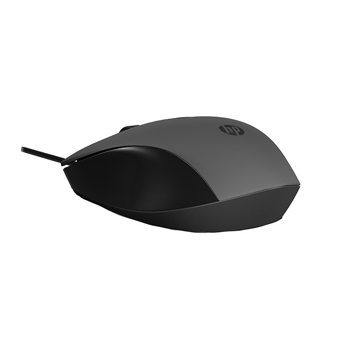 Mysz przewodowa, HP 150, czarna, optyczna, 1600DPI