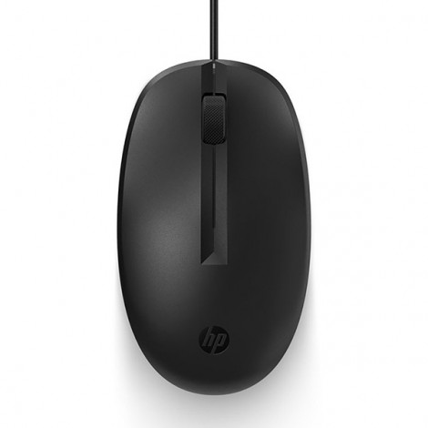 Mysz przewodowa, HP 125 Wired Mouse, czarna, optyczna, 1200DPI