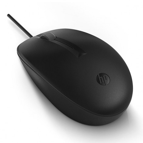 Mysz przewodowa, HP 125 Wired Mouse, czarna, optyczna, 1200DPI