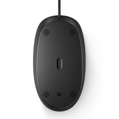 Mysz przewodowa, HP 125 Wired Mouse, czarna, optyczna, 1200DPI